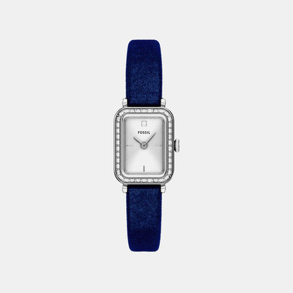 Fossil Raquel Women Quartz Silver Dial Analog Fabric Watch Es5436