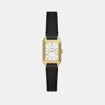 Fossil Women Quartz White Dial Analog Leather Watch Es5470