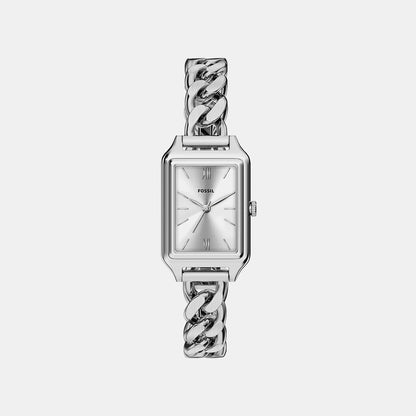 Fossil Raquel Women Quartz Silver Dial Analog Stainless Steel Watch Es5477