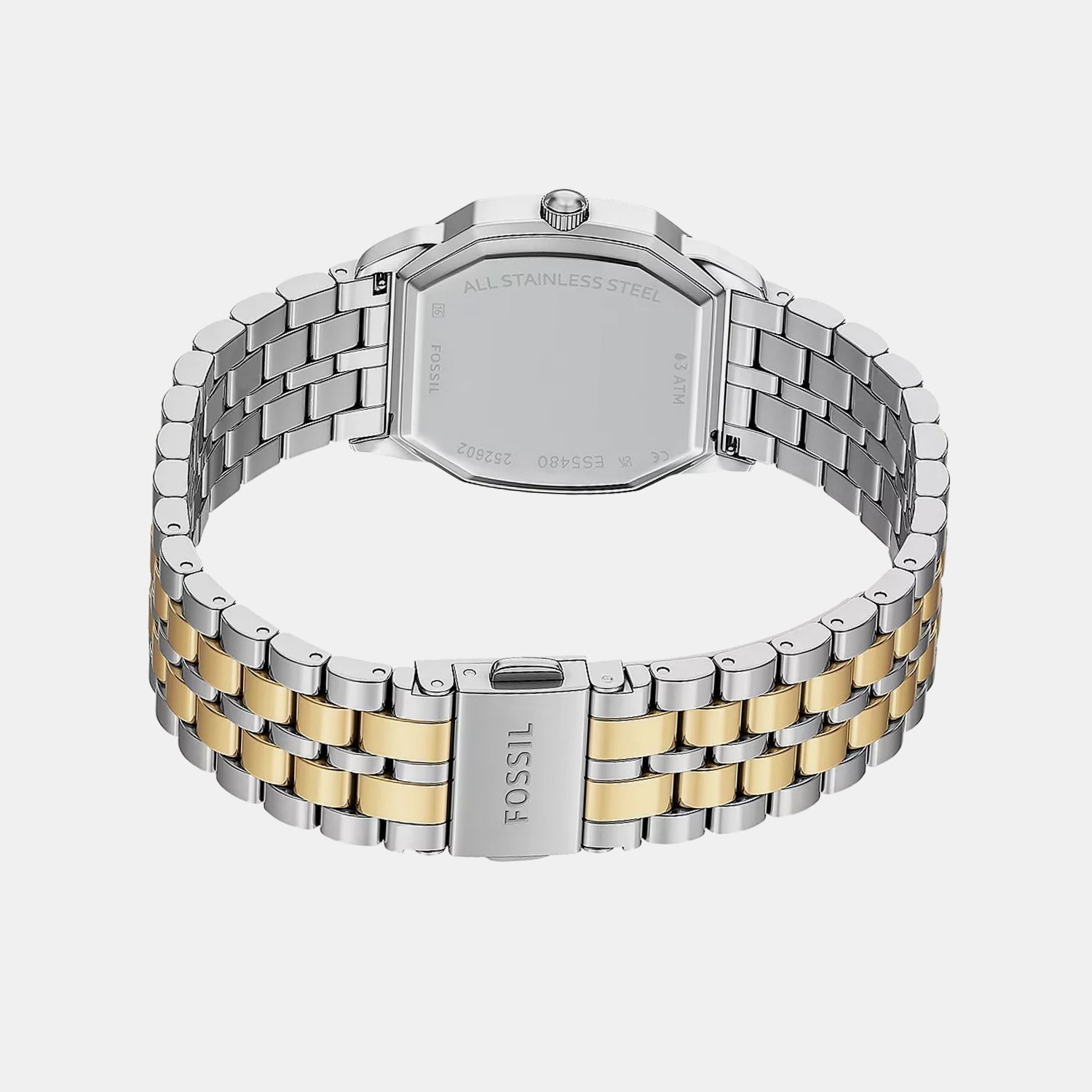 Fossil Women Quartz Blue Dial Analog Stainless Steel Watch Es5480