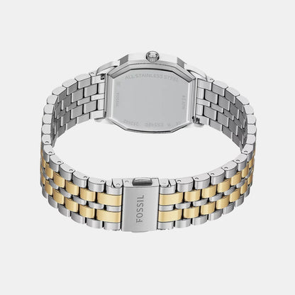Fossil Women Quartz Blue Dial Analog Stainless Steel Watch Es5480