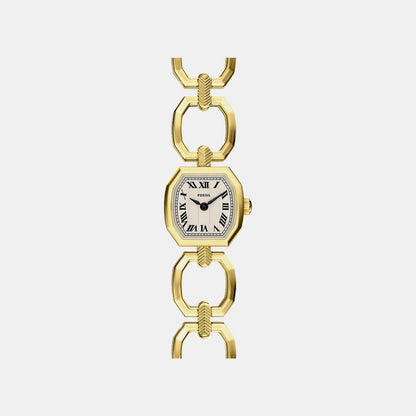 Fossil Harlow Mini Women Quartz Cream Dial Analog Stainless Steel Watch Es5483