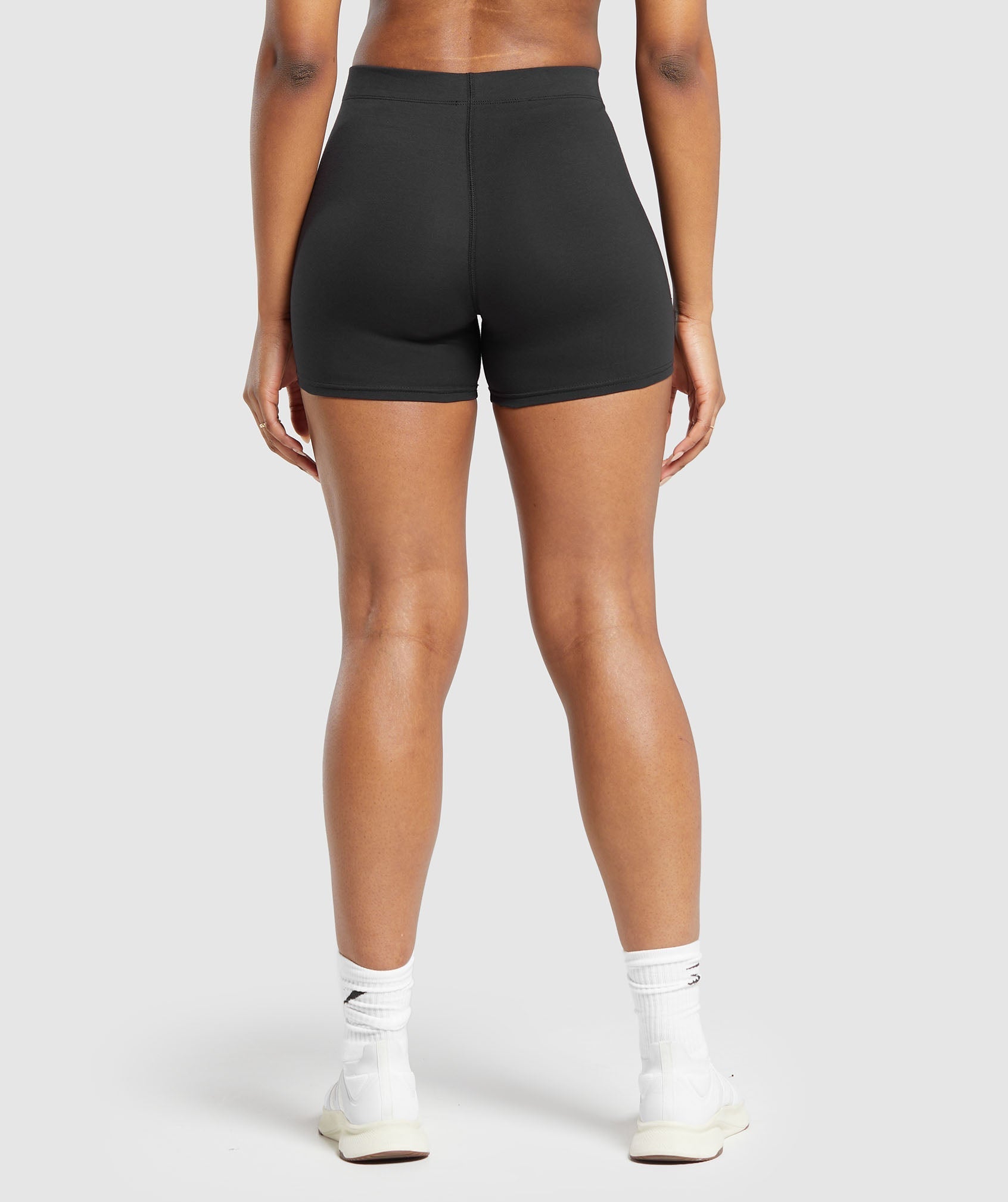 Women's Gymshark Everyday Cotton Shorts Black