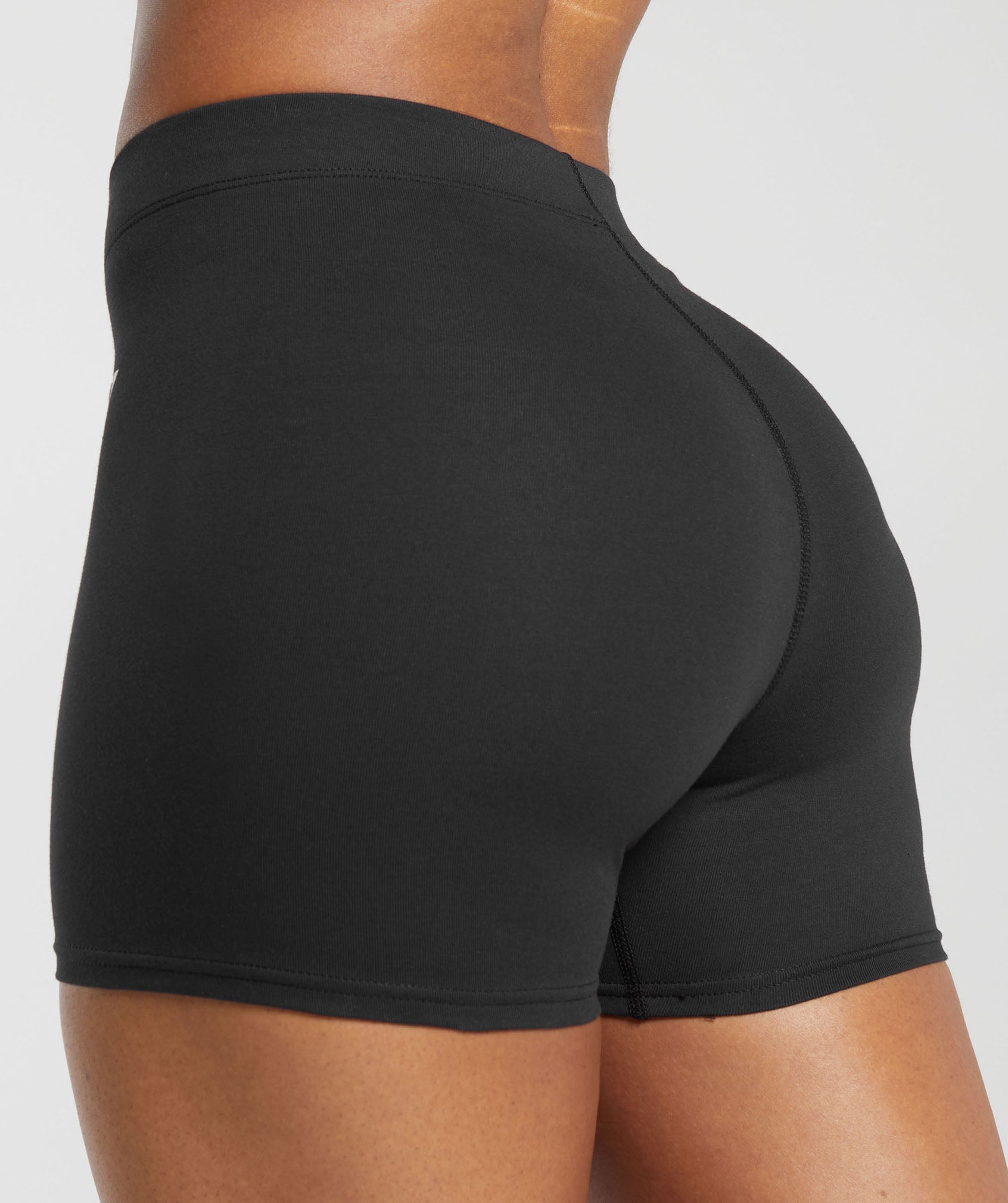 Women's Gymshark Everyday Cotton Shorts Black