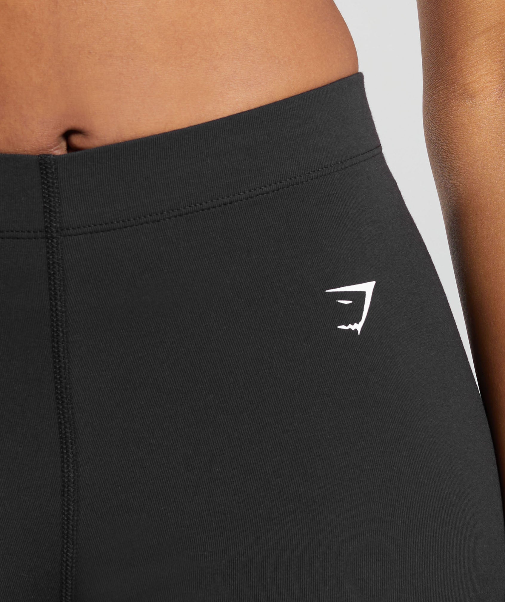 Women's Gymshark Everyday Cotton Shorts Black