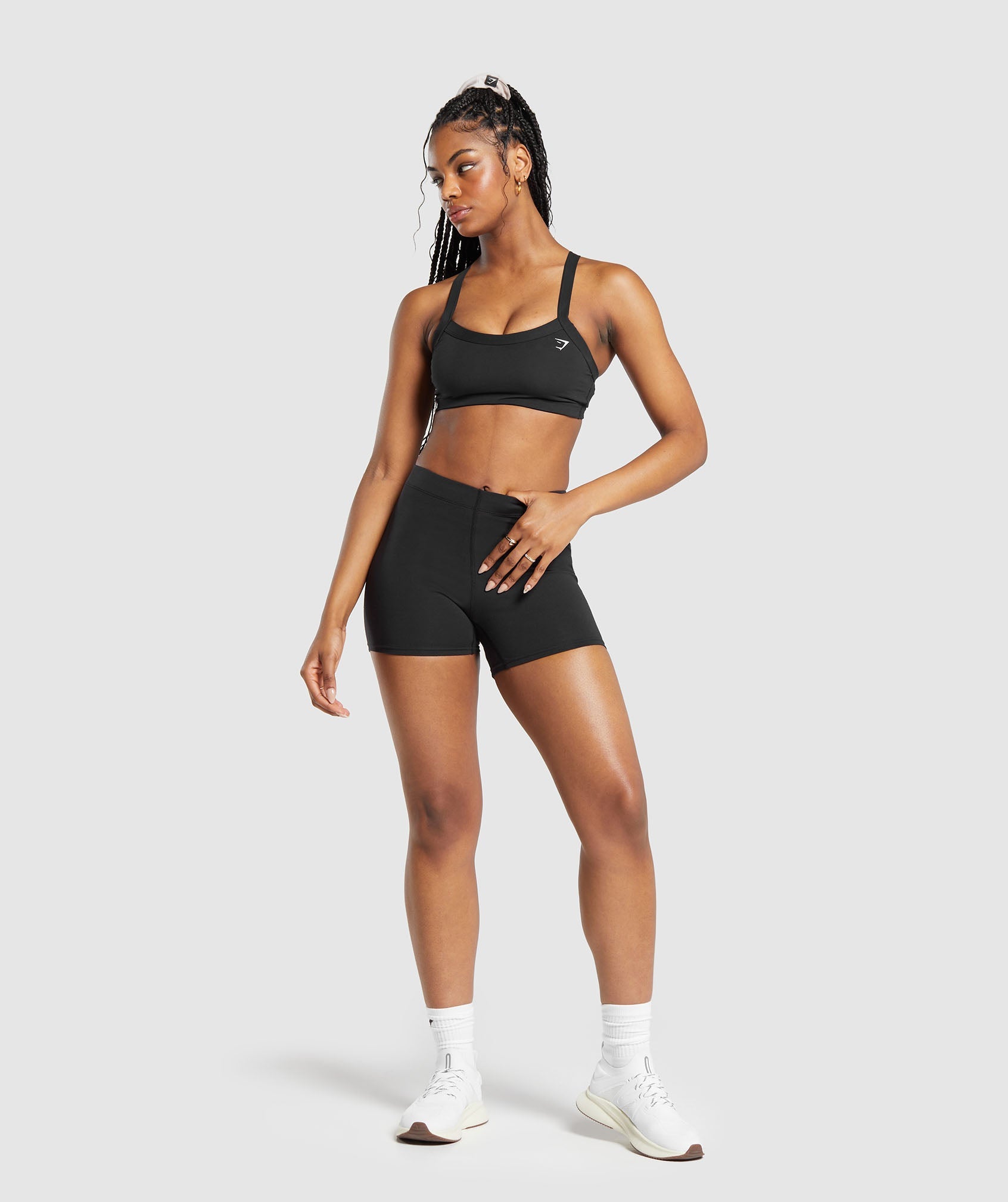 Women's Gymshark Everyday Cotton Shorts Black