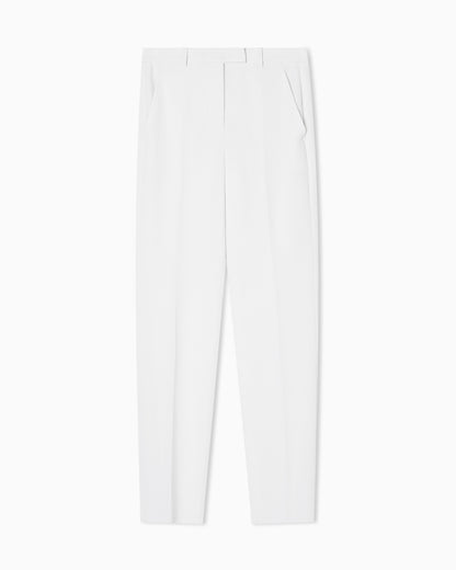Emporio Armani ASV waffle weave technical fabric trousers