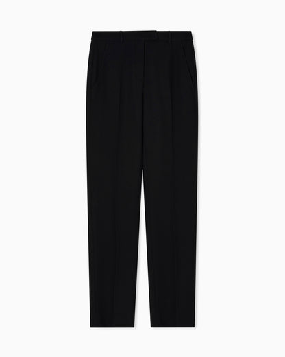 Emporio Armani ASV waffle weave technical fabric trousers