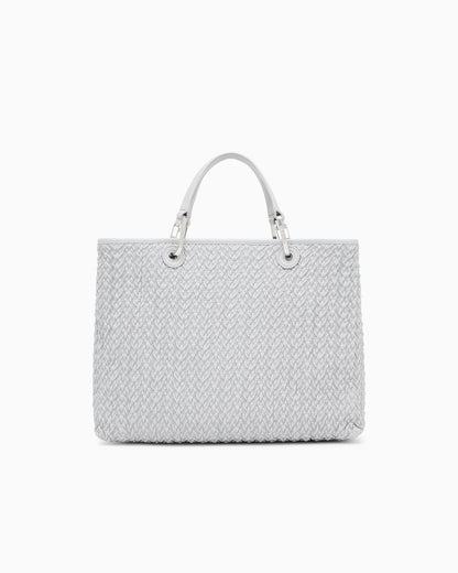 Emporio Armani Quilted-effect medium MyEA shopper bag
