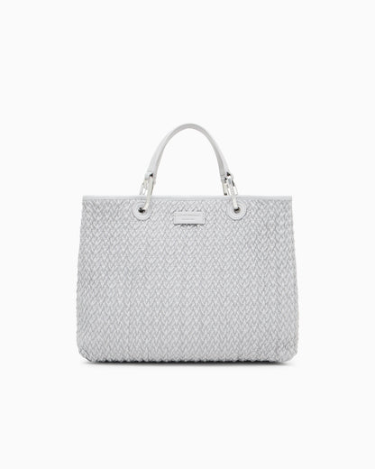 Emporio Armani Quilted-effect medium MyEA shopper bag