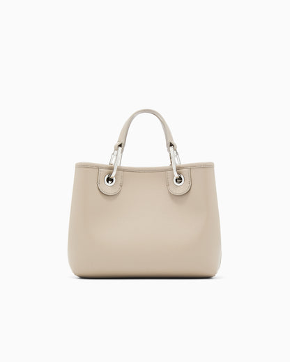 Emporio Armani Shopping bag with pebbled finish and detachable strap