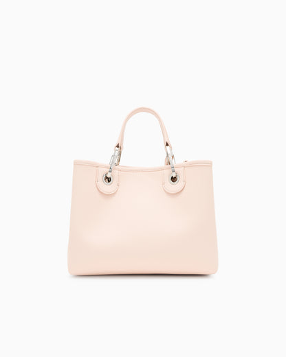 Emporio Armani Shopping bag with pebbled finish and detachable strap