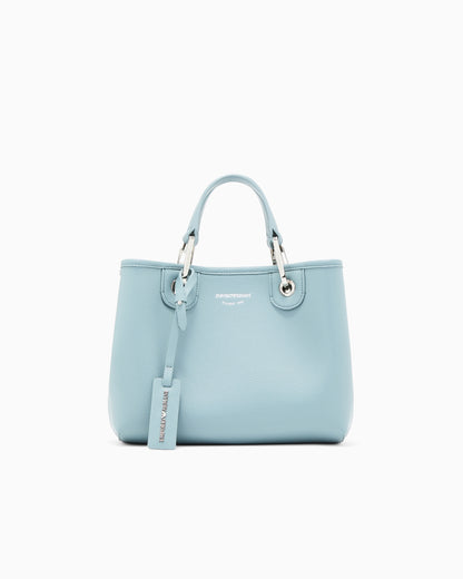 Emporio Armani Shopping bag with pebbled finish and detachable strap