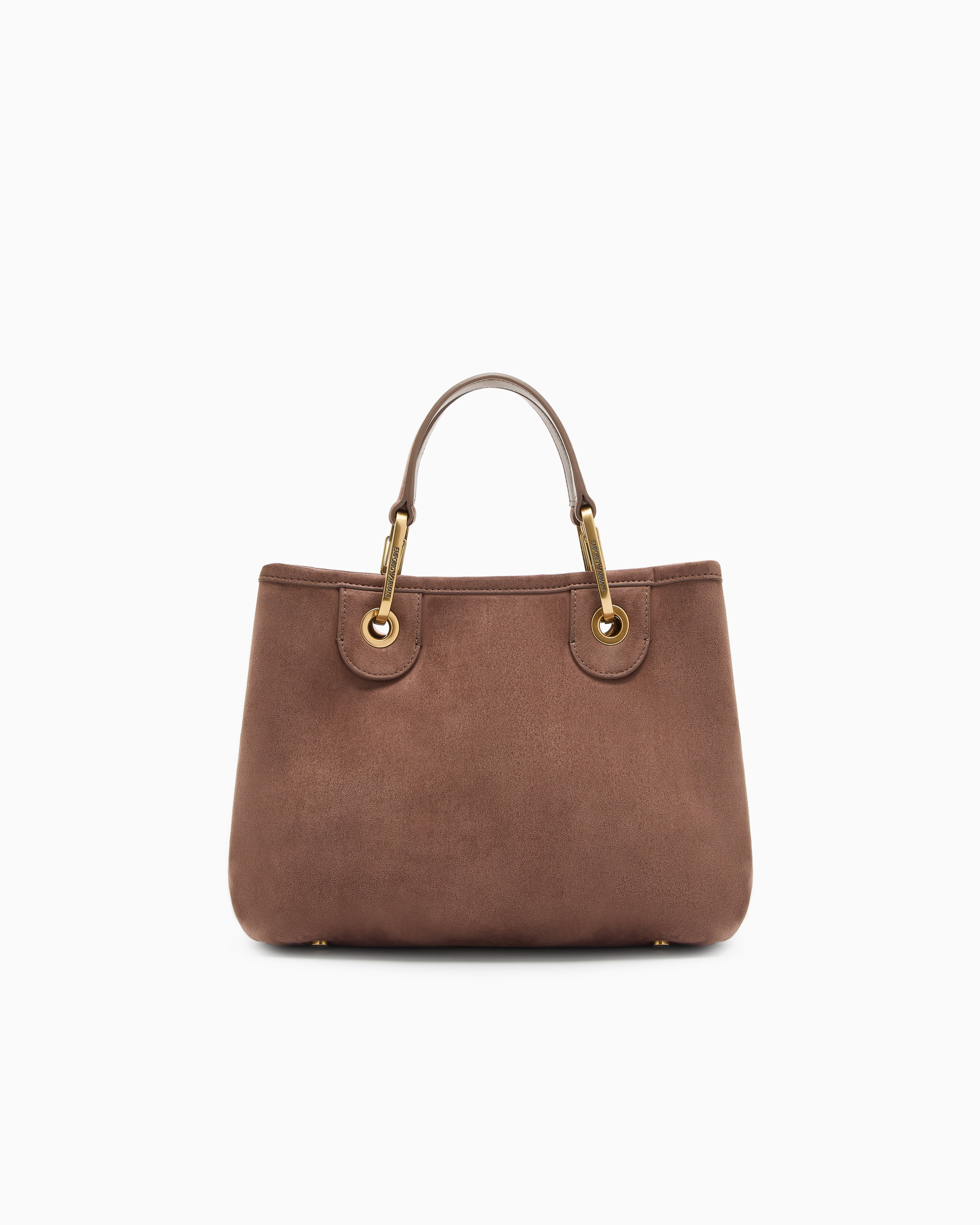 Emporio Armani Faux suede small MyEA shopper bag
