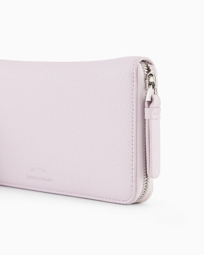 Emporio Armani Deer-print MyEA wallet with wrap-around zip