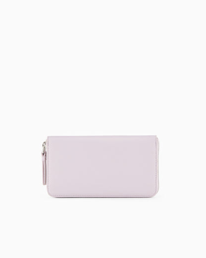 Emporio Armani Deer-print MyEA wallet with wrap-around zip