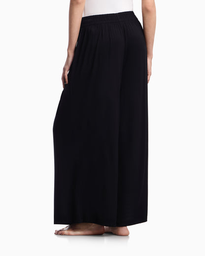 Emporio Armani Essential loose-fit jersey loungewear trousers with logo