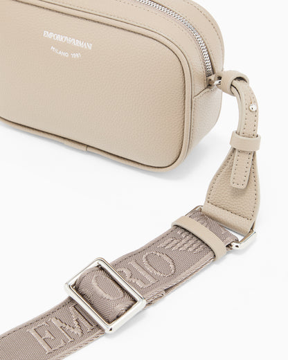 Emporio Armani Deer-print camera case with shoulder strap