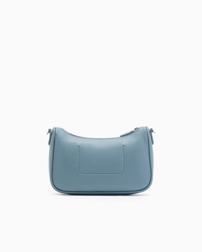 Emporio Armani Pebbled shoulder bag with a zip closure and adjustable strap