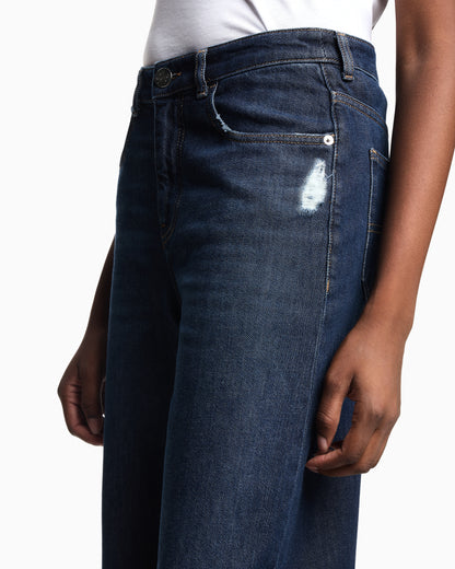 Emporio Armani J8B relaxed-fit, vintage-look denim jeans