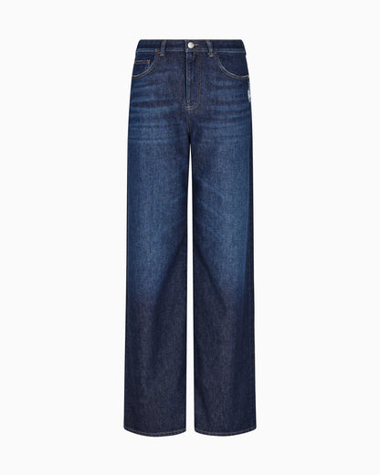 Emporio Armani J8B relaxed-fit, vintage-look denim jeans