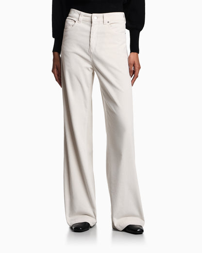 Emporio Armani J14 regular-fit garment-dyed corduroy trousers