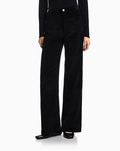 Emporio Armani J14 regular-fit garment-dyed corduroy trousers