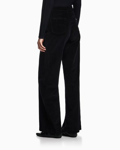 Emporio Armani J14 regular-fit garment-dyed corduroy trousers