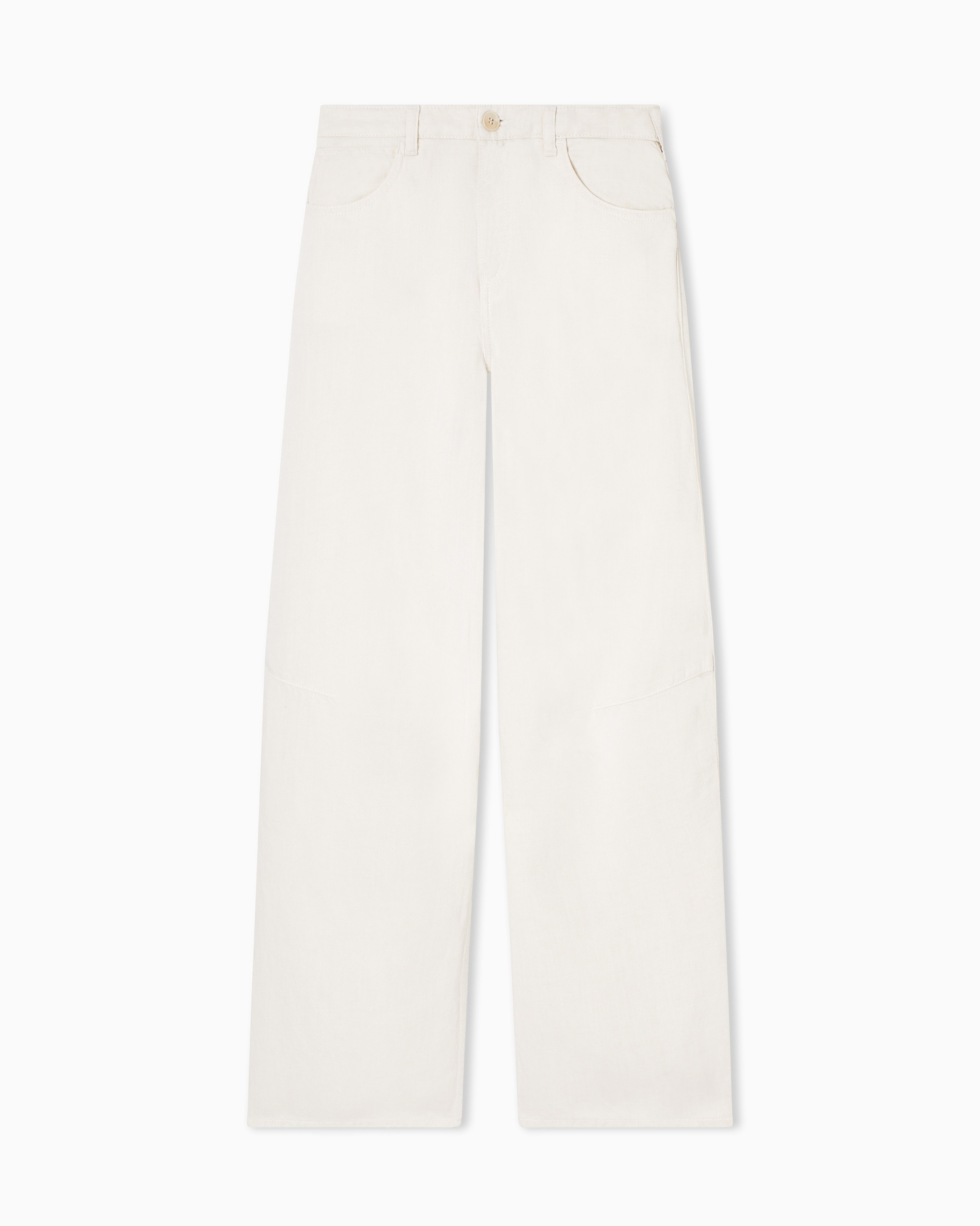 Emporio Armani J3F garment-dyed linen and Lyocell trousers