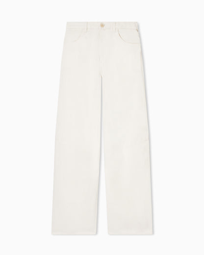 Emporio Armani J3F garment-dyed linen and Lyocell trousers