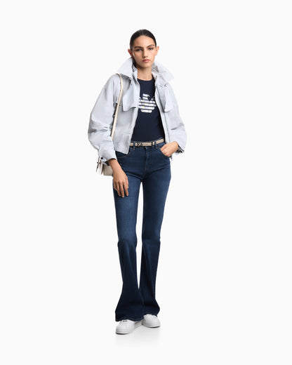 Emporio Armani J47 slim-fit, worn-look, stretch-denim jeans