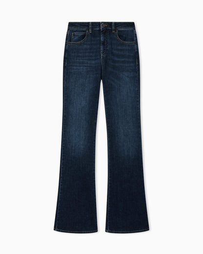 Emporio Armani J47 slim-fit, worn-look, stretch-denim jeans