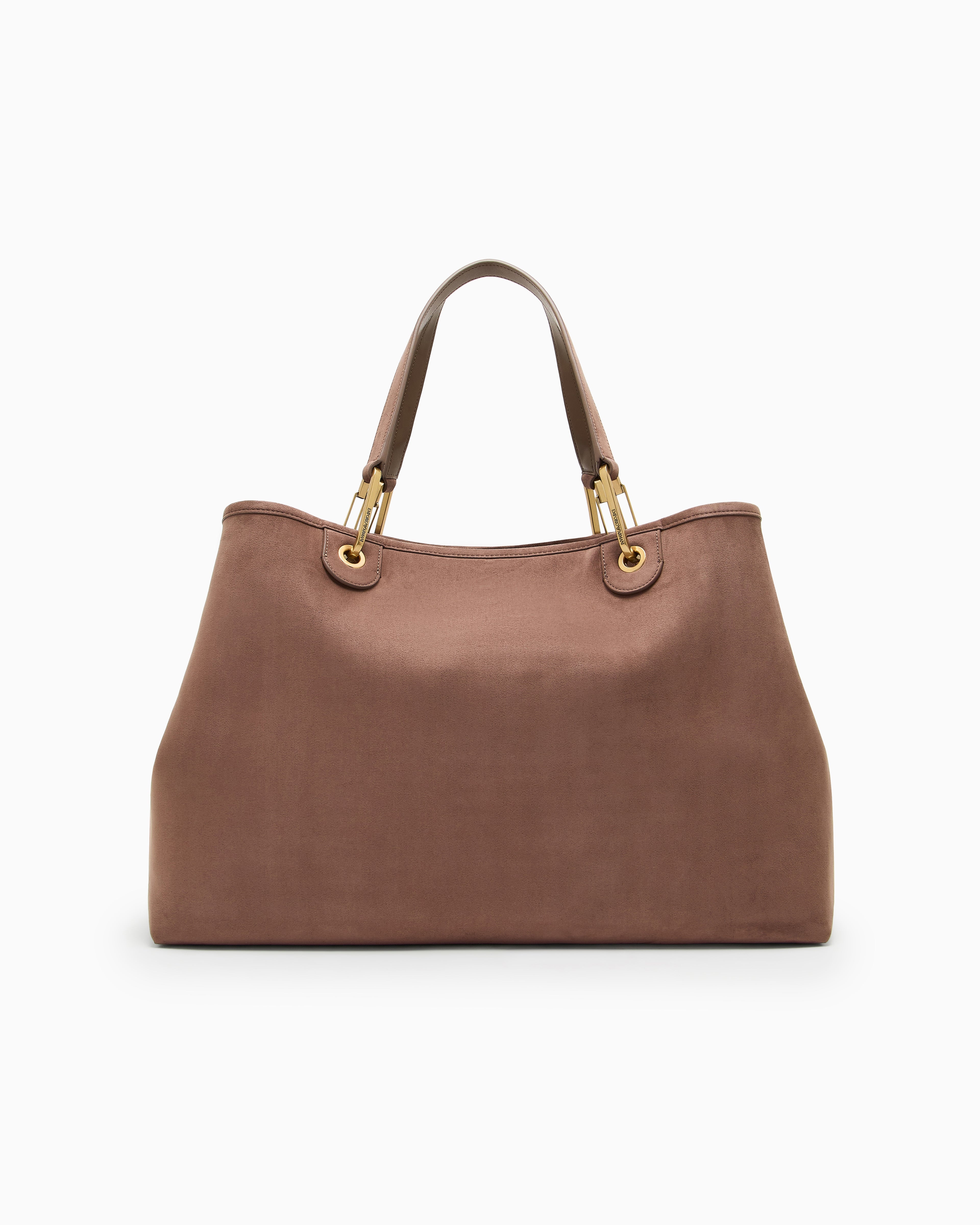 Emporio Armani Faux suede large MyEA shopper bag