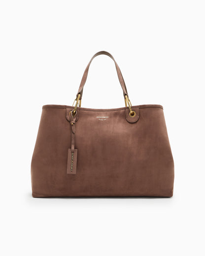 Emporio Armani Faux suede large MyEA shopper bag