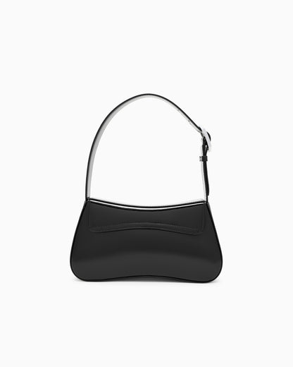 Emporio Armani Patent-effect shoulder bag