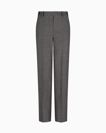 Emporio Armani Mouliné crêpe wool trousers