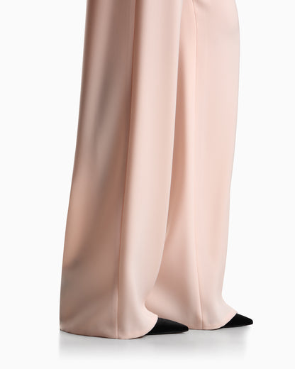 Emporio Armani Techno cady palazzo trousers