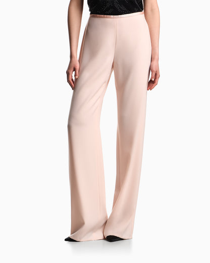 Emporio Armani Techno cady palazzo trousers