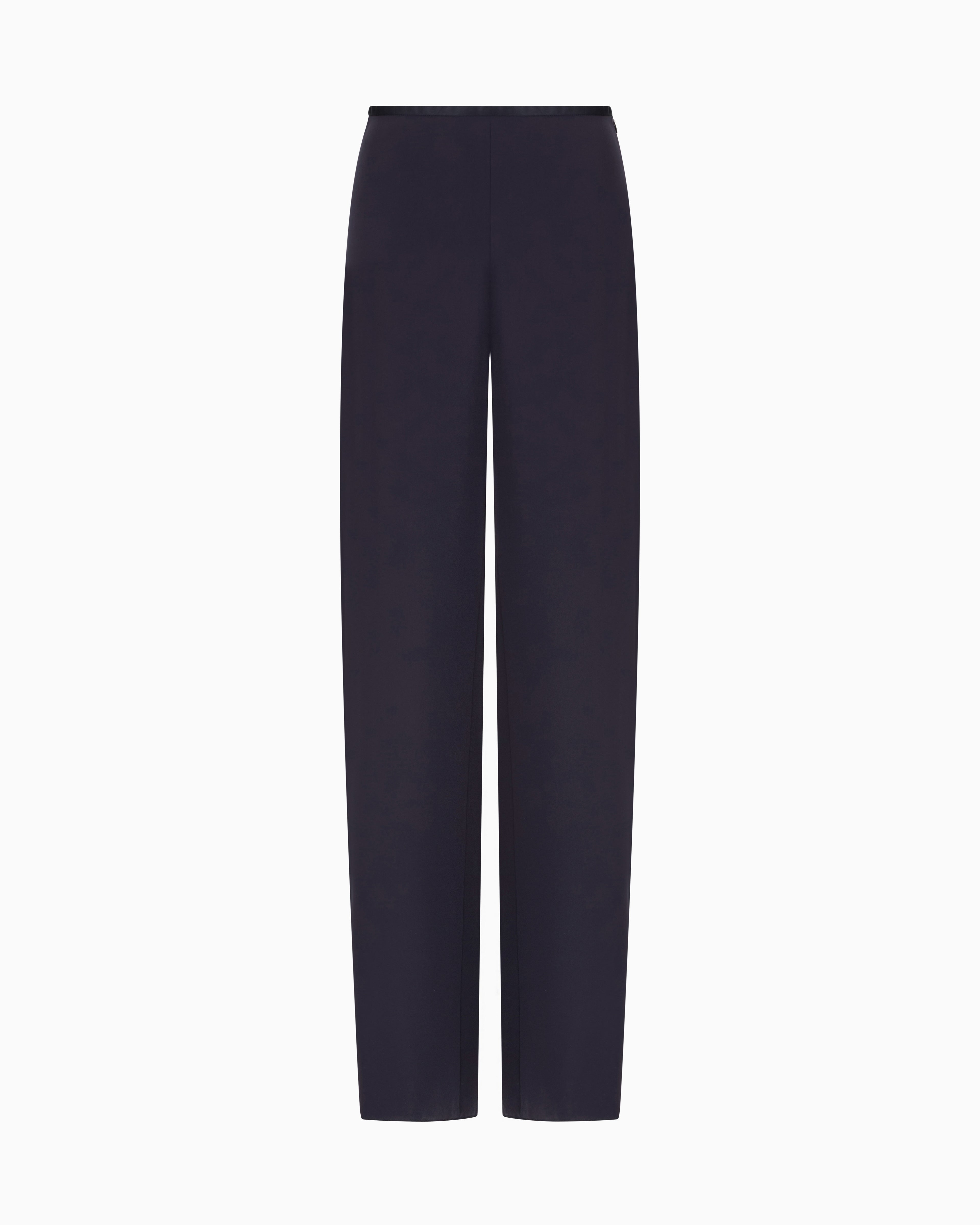 Emporio Armani Techno cady palazzo trousers