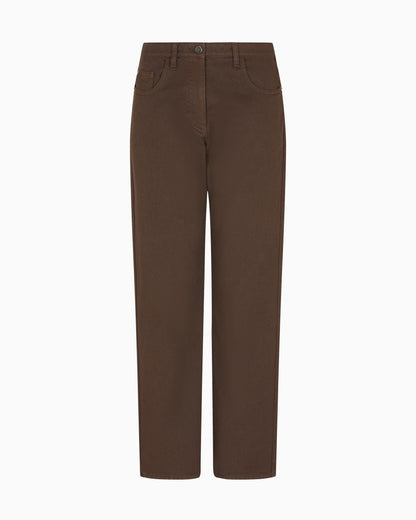 Emporio Armani New York capsule collection garment-dyed organic-denim jeans