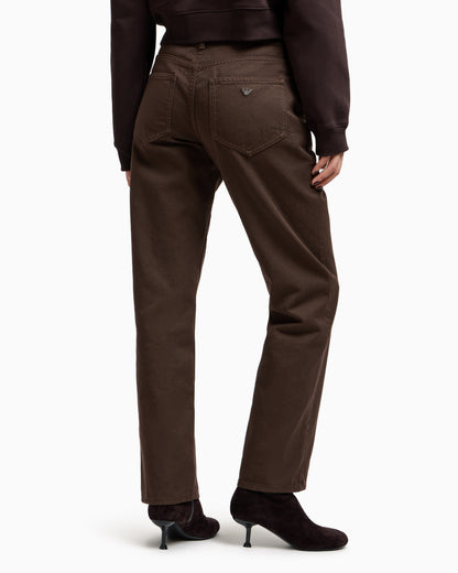 Emporio Armani New York capsule collection garment-dyed organic-denim jeans
