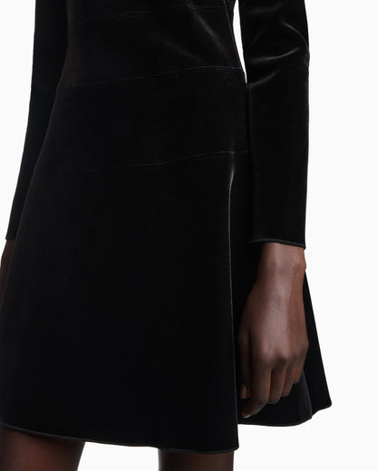 Emporio Armani Chenille jersey dress