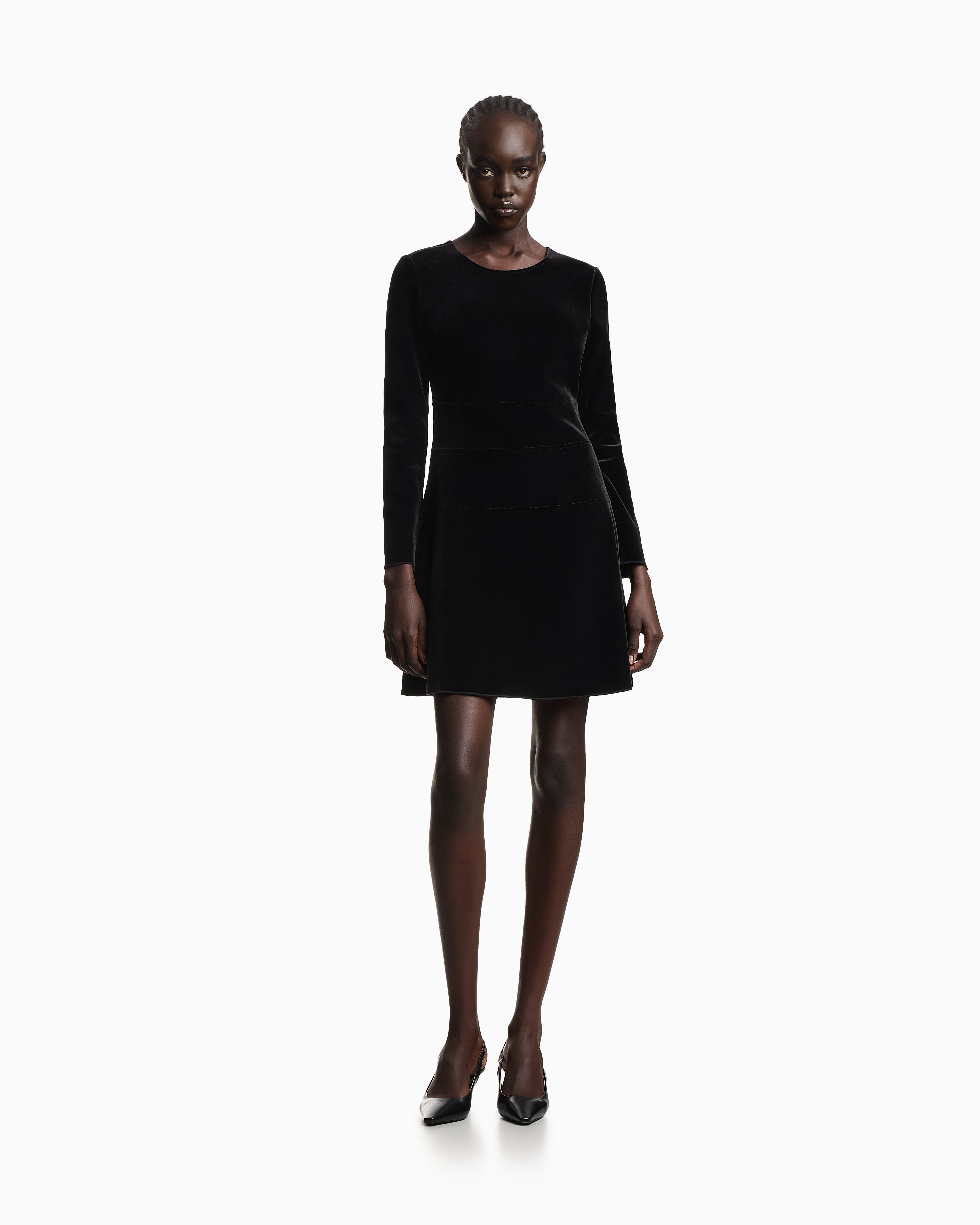 Emporio Armani Chenille jersey dress