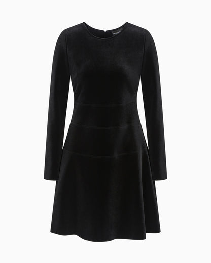 Emporio Armani Chenille jersey dress