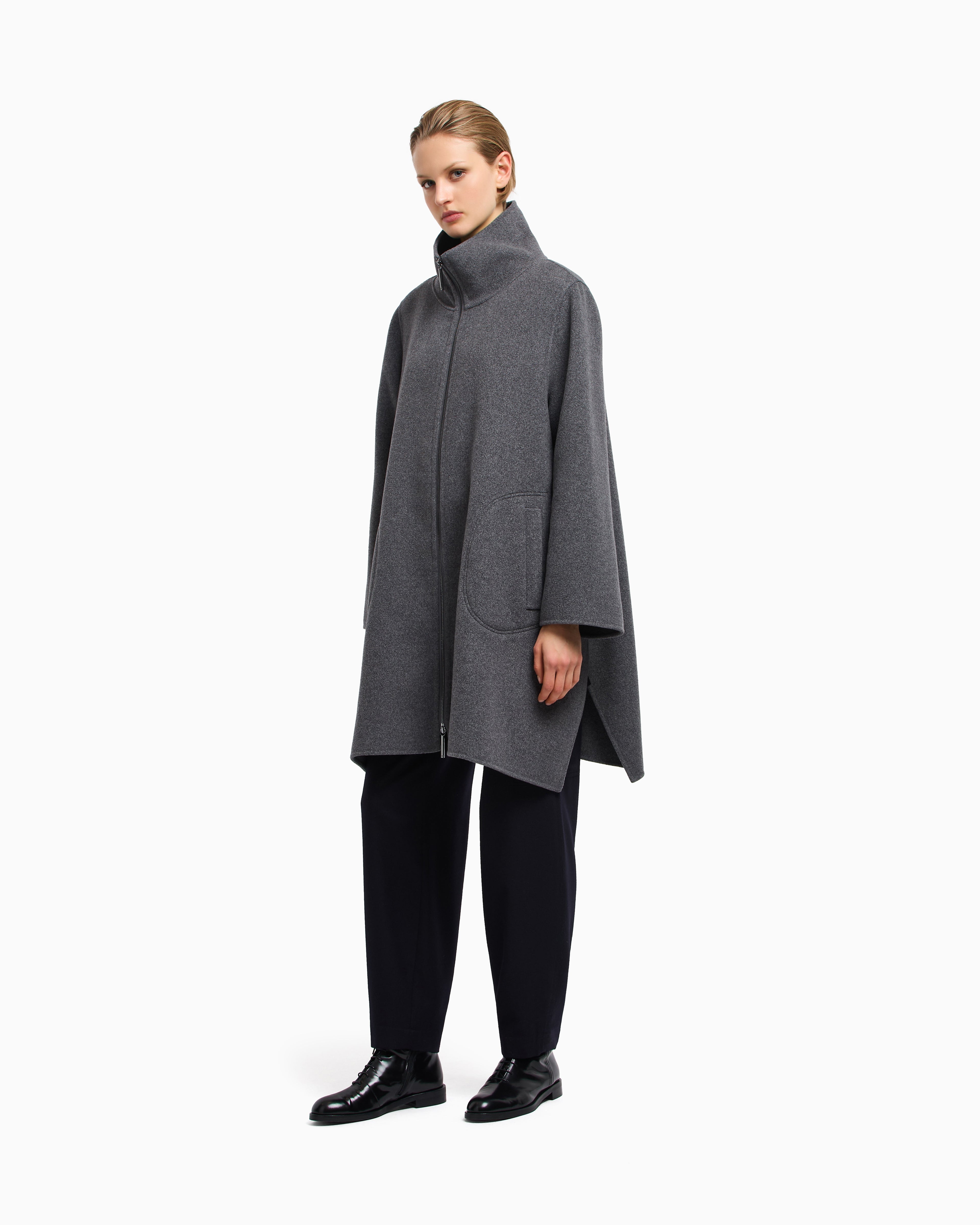 Emporio Armani Winter Urbanism capsule collection wool cloth coat