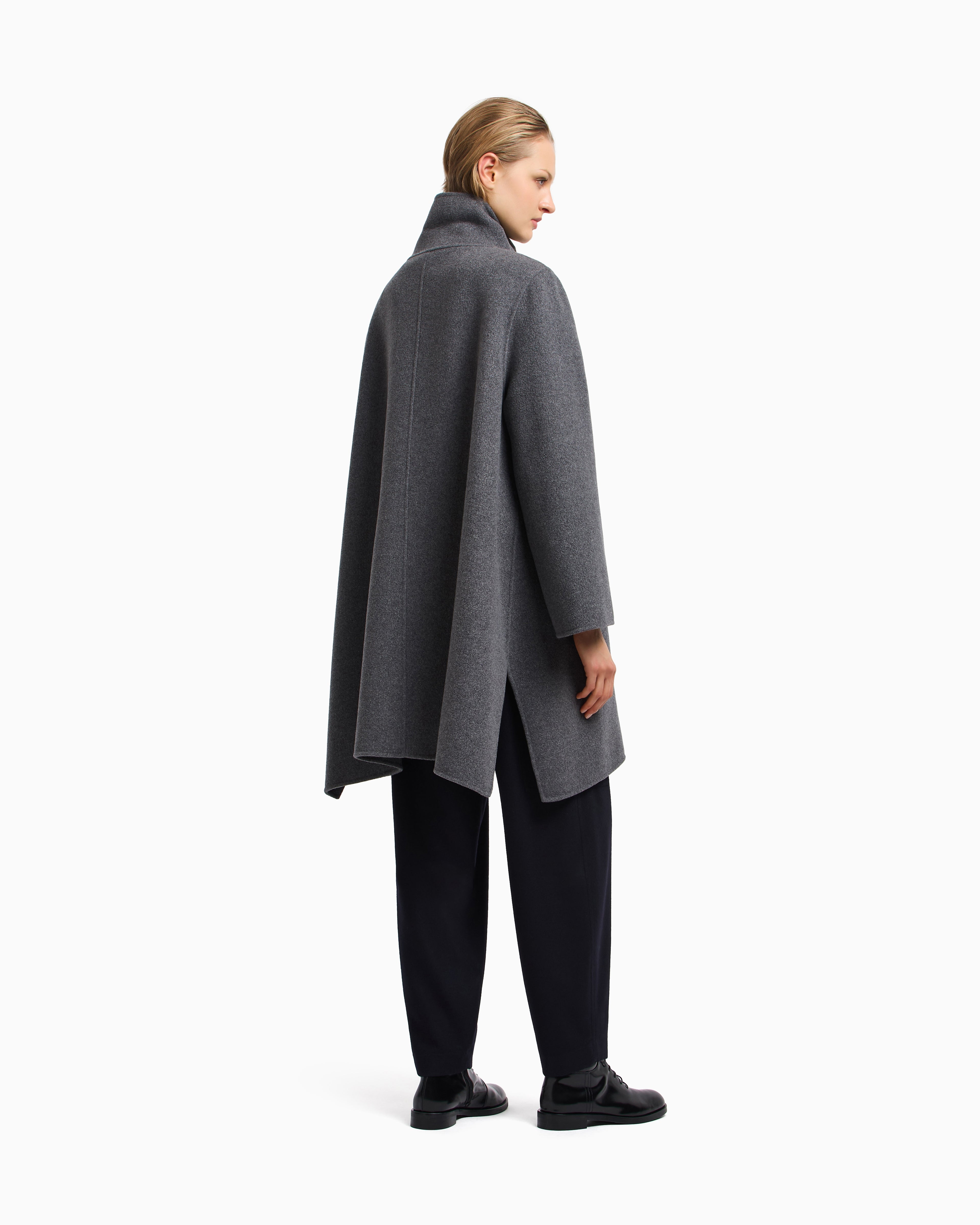 Emporio Armani Winter Urbanism capsule collection wool cloth coat