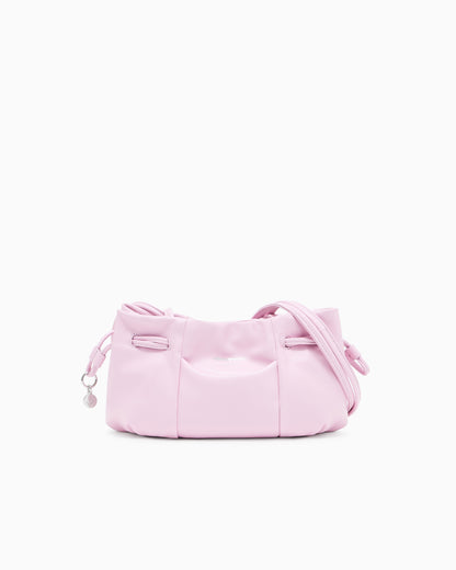 Emporio Armani Small shoulder bag with nappa-leather drawstring