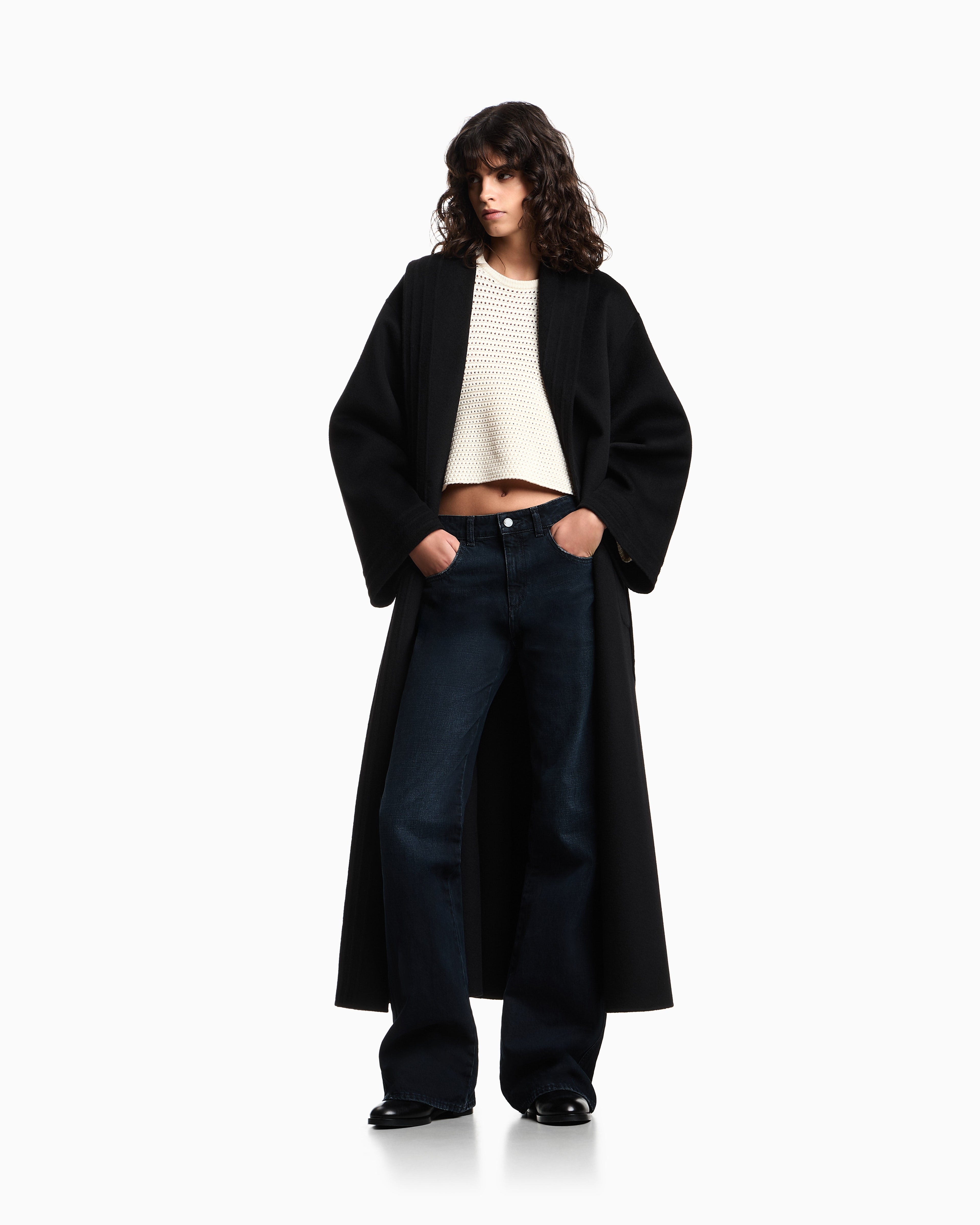 Emporio Armani J9D worn-look, slim-fit denim jeans