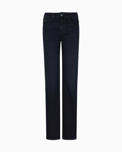 Emporio Armani J9D worn-look, slim-fit denim jeans
