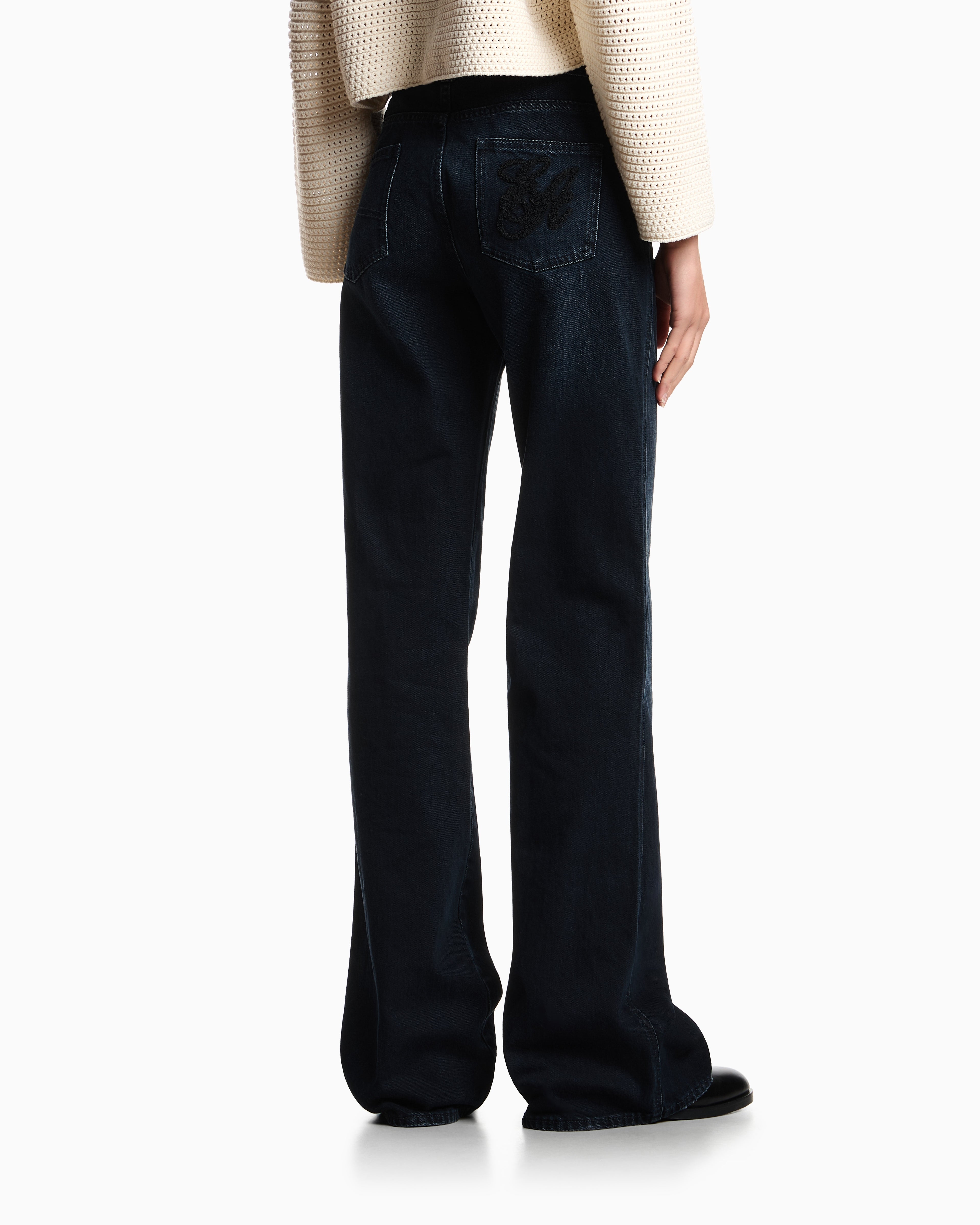 Emporio Armani J9D worn-look, slim-fit denim jeans